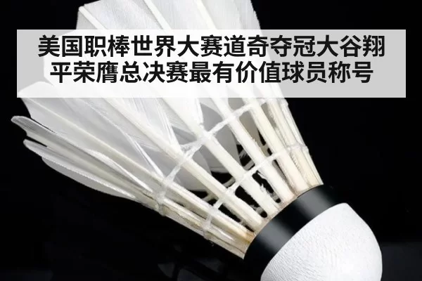 美国职棒世界大赛道奇夺冠大谷翔平荣膺总决赛最有价值球员称号